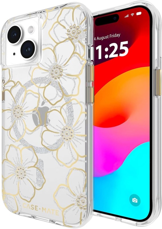 Case-Mate Floral Gems MagSafe Case For Apple iPhone 15 iPhone 14 iPhone 13