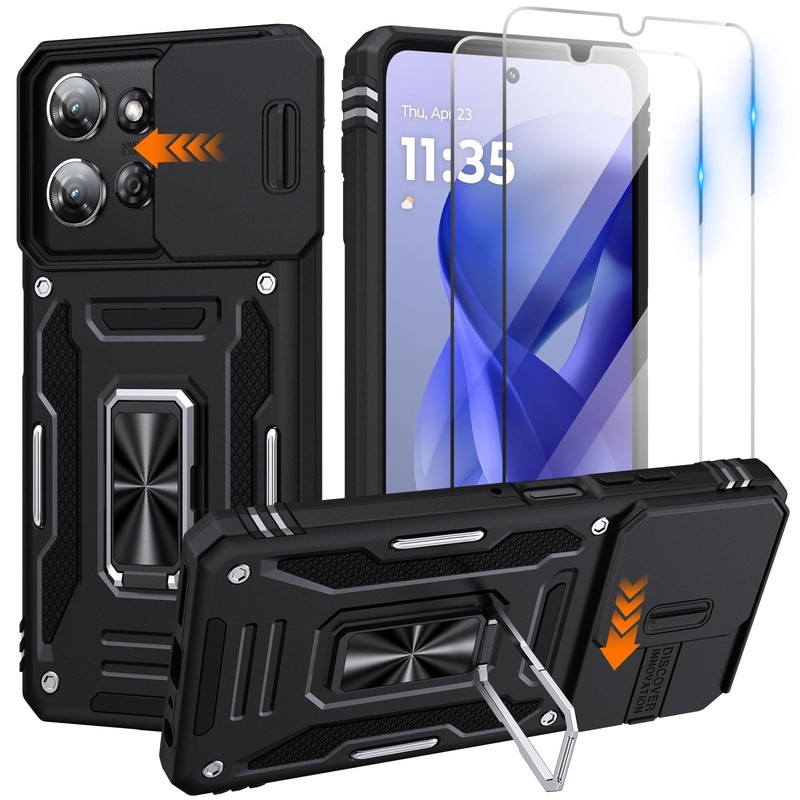 for Moto G Power 2025 Case/Moto G G (2025/2026) | 6.8 IN, Black