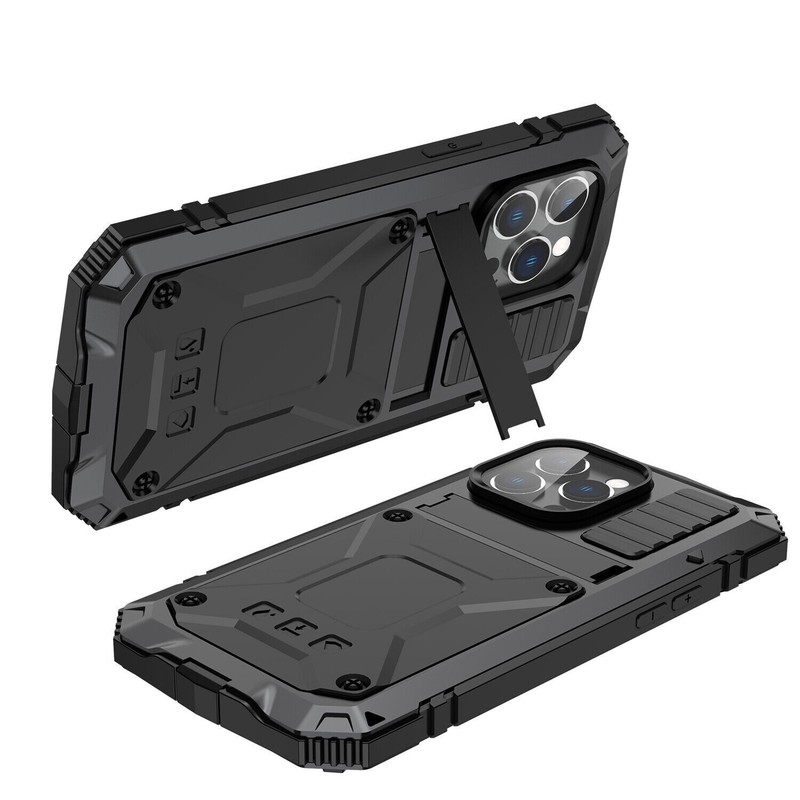 Shockproof Aluminum Gorilla Glass Case For iPhone 16 Pro Max 15 14 13 12 11 MAX