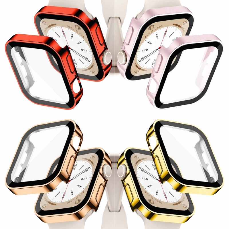 Case Cover Screen Protector For Apple Watch 10/9/8/7/6/5/4/SE 41/42/44/45/46mm gallery
