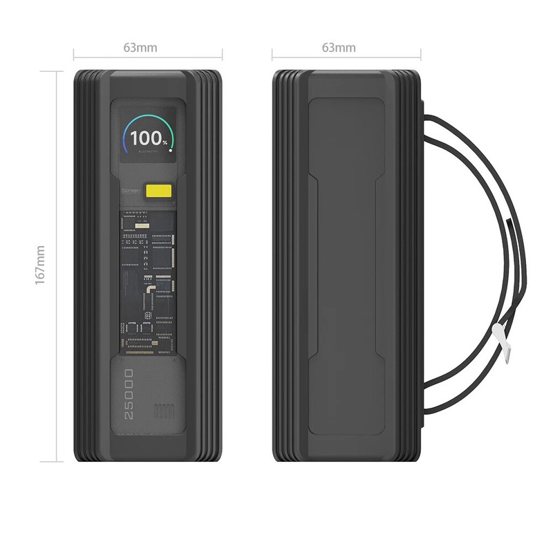 Silicone Protective Case Portable Dust Cover For Xiaomi 25000mAh 212W Power Bank gallery
