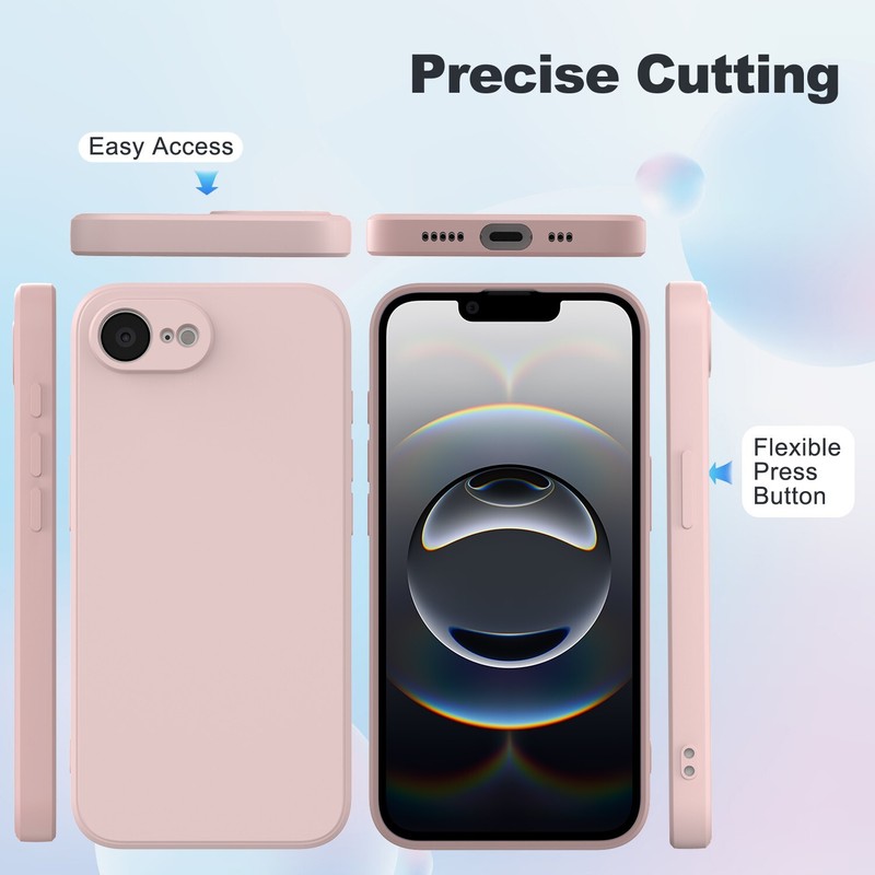 For iPhone 16e Protective Case - Premium Liquid Silicone w/ Precision Cutouts US gallery