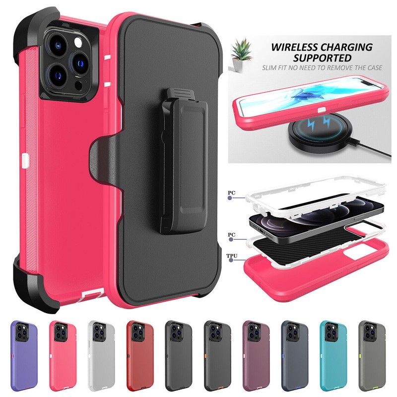 Lot of 10 Defender Case Cover for iPhone, Samsung, Moto Heavy Duty Shockproof gallery