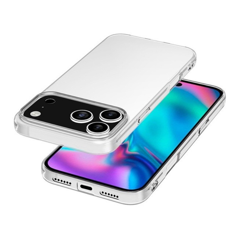 For iPhone 17 Air 17 Pro Max Case Ultra-thin Flexible TPU Clear Shockptoof Cover gallery