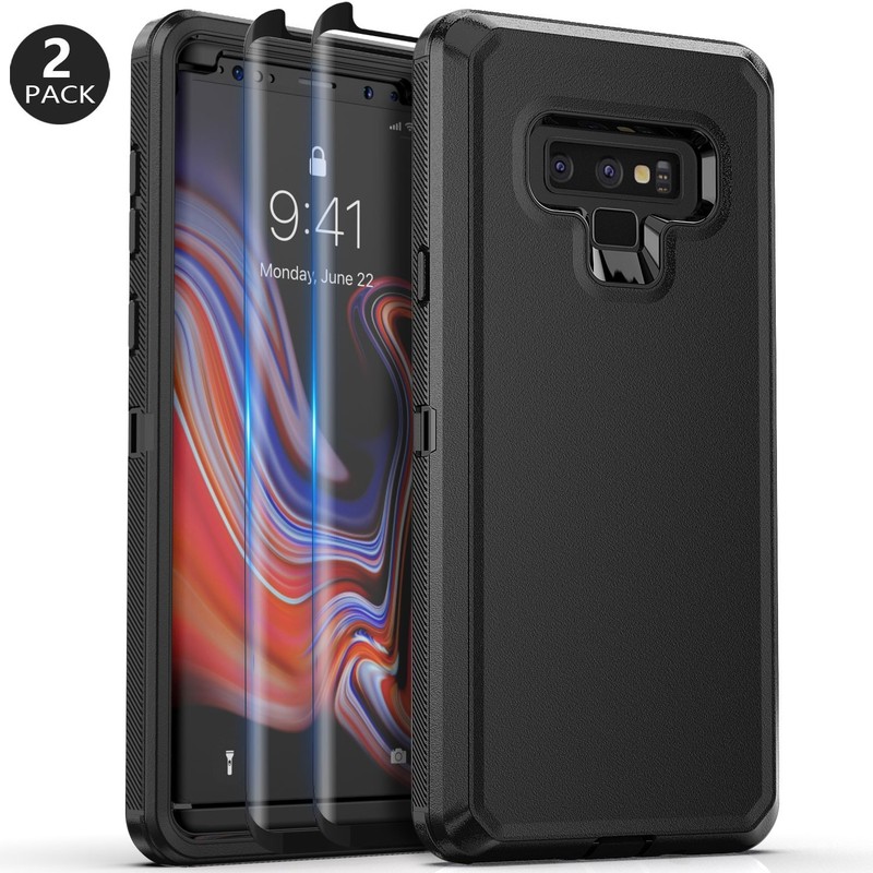 For Samsung Galaxy Note9 Shockproof Case 3in1 Layers Cover + Screen Protector