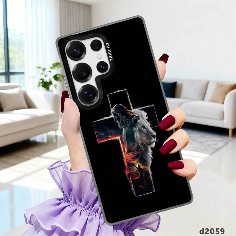 Hard Cover For Samsung Galaxy S24 S23 S25 S26 Ultra Christian Printed Phone Case
