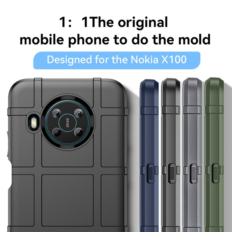 For Nokia X100 Phone Case Shockproof Matte Armor Rugged Shield TPU Rubber Cover gallery
