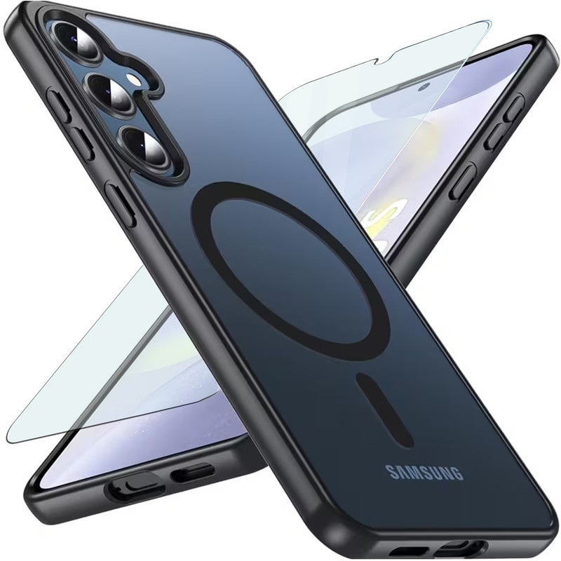 For Samsung Galaxy A17 5G Case Shockproof Rugged Phone Cover + Tempered Glass