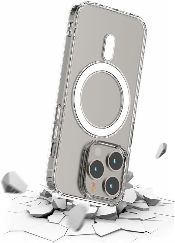 For Apple iPhone 16 15 14 Pro Max Clear Case Shockproof Mag Safe Cover gallery