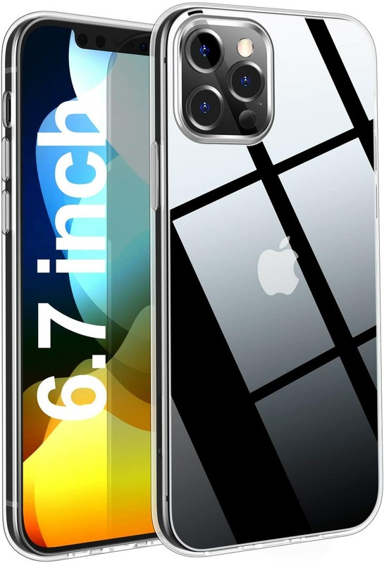 Compatible with iPhone 12 Pro Max Case Clear Slim Fit (6.7 inch – Crystal Clear)