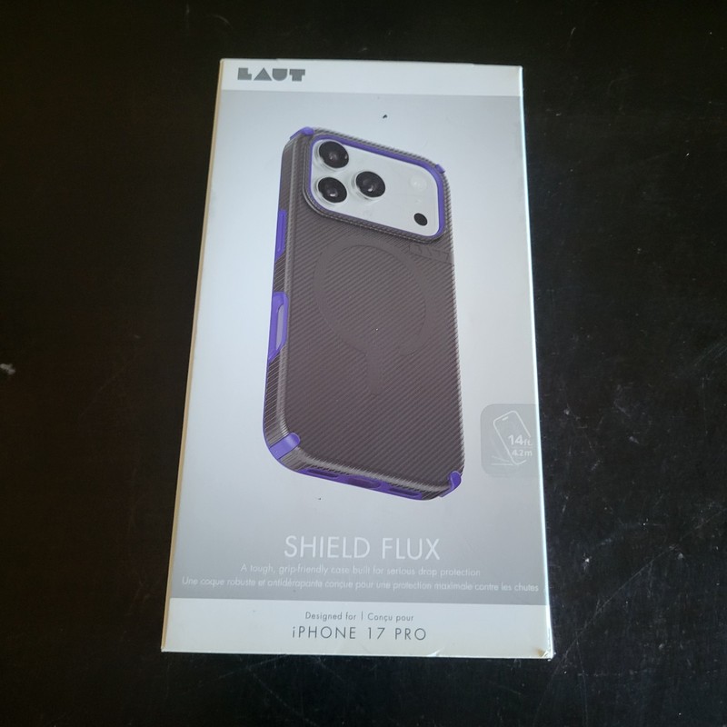 Laut SHIELD FLUX Case for iPhone 17 Pro Max Blue/Black – NEW Open Box