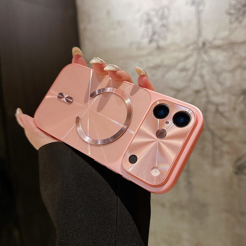 CD Texture Magnetic Case For iPhone 17 Pro Max 16 15 14 13 Precise Lens Cutout gallery