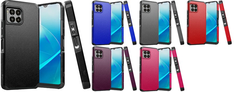 For T-Mobile REVVL 7 Pro 5G ShockProof Hybrid Case CellPhone Cover