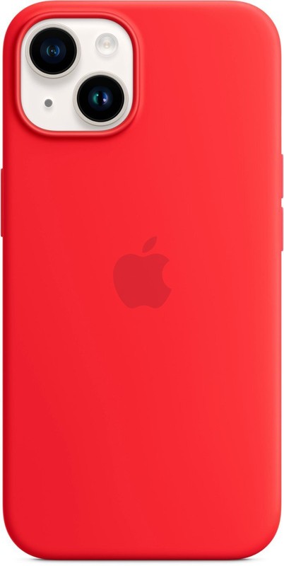 Apple Silicone Case with MagSafe for iPhone 14 – (PRODUCT)RED