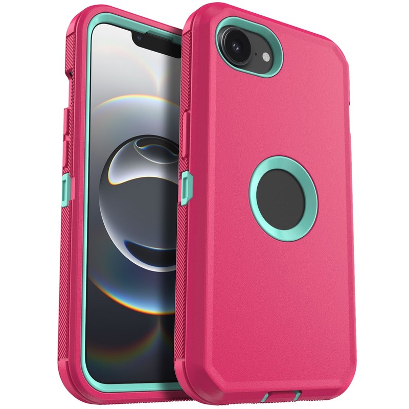 For Apple iPhone 16 Pro/Pro Max/Plus/16e Shockproof Case 3 in 1 Protective Cover