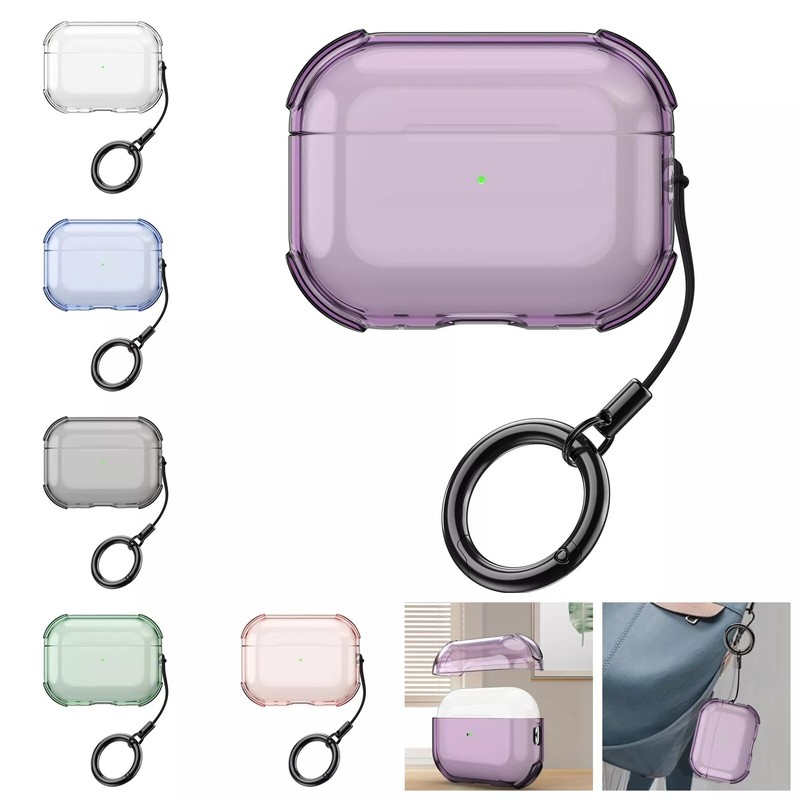 Slim Fit Clear Plastic Business Simple Case Cover Accessorie for AirPods 4th Gen