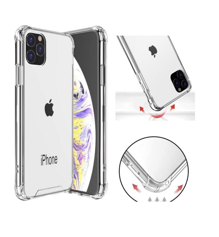Wholesale Bulk Lot Shockproof Clear Case Cover Bumper For iPhone 12 (10 PCs) gallery