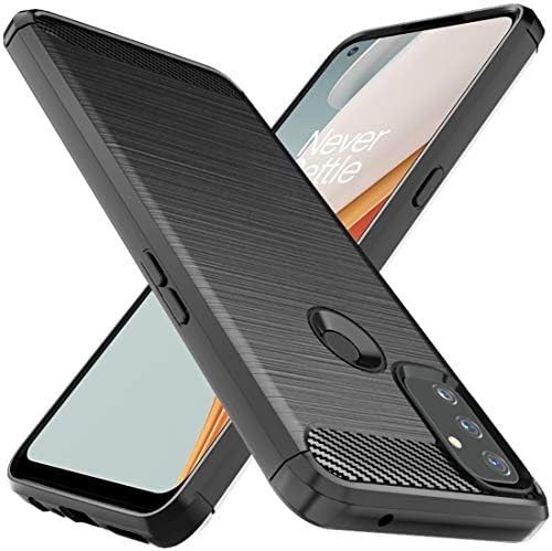 Oneplus Nord N100 Case Shock-Absorption Flexible TPU Rubber Protective Cover Bla