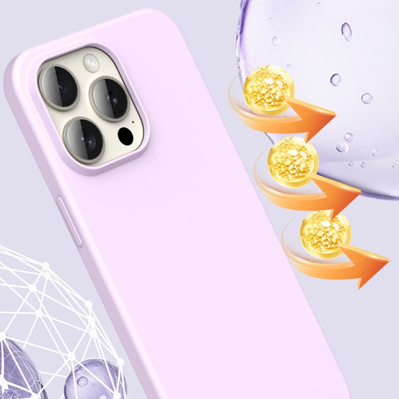 For iPhone 15 Pro Max 14 13 12 Liquid TPU Silicone Shockproof Ultra-Thin Case gallery