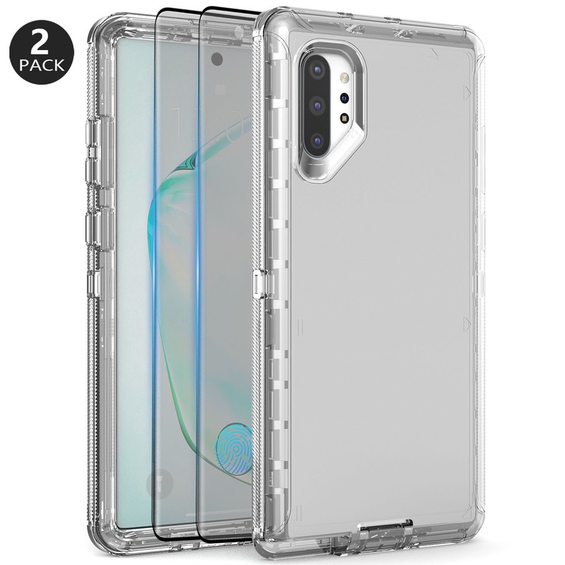 For Samsung Galaxy Note 10 Plus Translucent Case Phone Cover / Screen Protector
