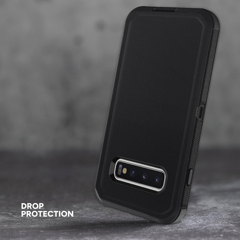 Black For Samsung Galaxy S10/S10 Plus/S10e Case Heavy Duty Rugged Hybrid Cover gallery