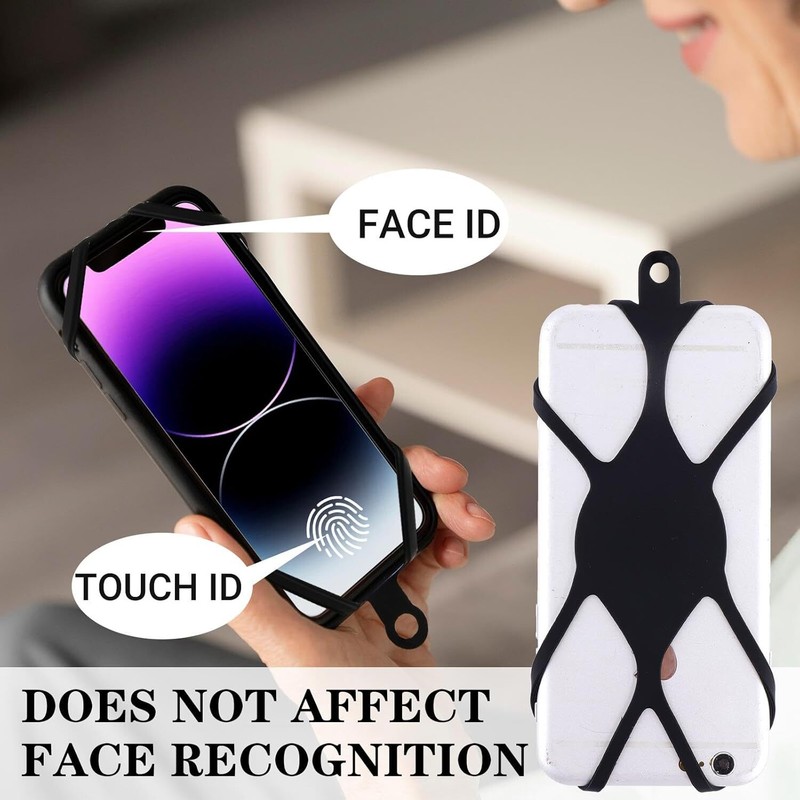 Simarro Universal Cell Phone Lanyard - Silicone Neck Strap Crossbody Phone Lanya gallery