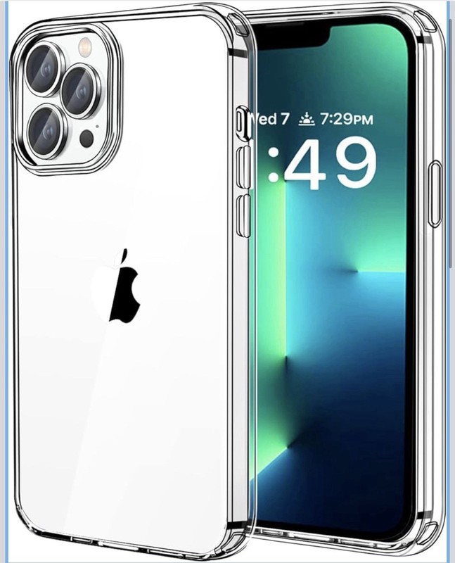 JJGoo Compatible with iPhone 13 Pro max Case Clear.