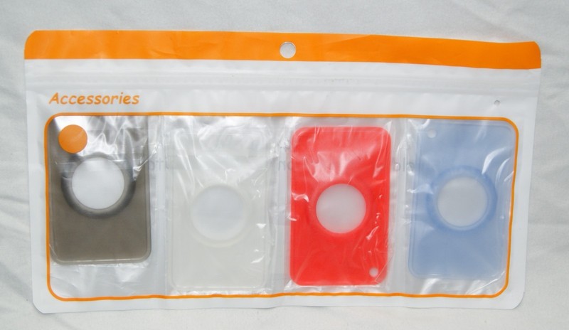 4 pack airtag wallet holder card insert translucent black red white blue
