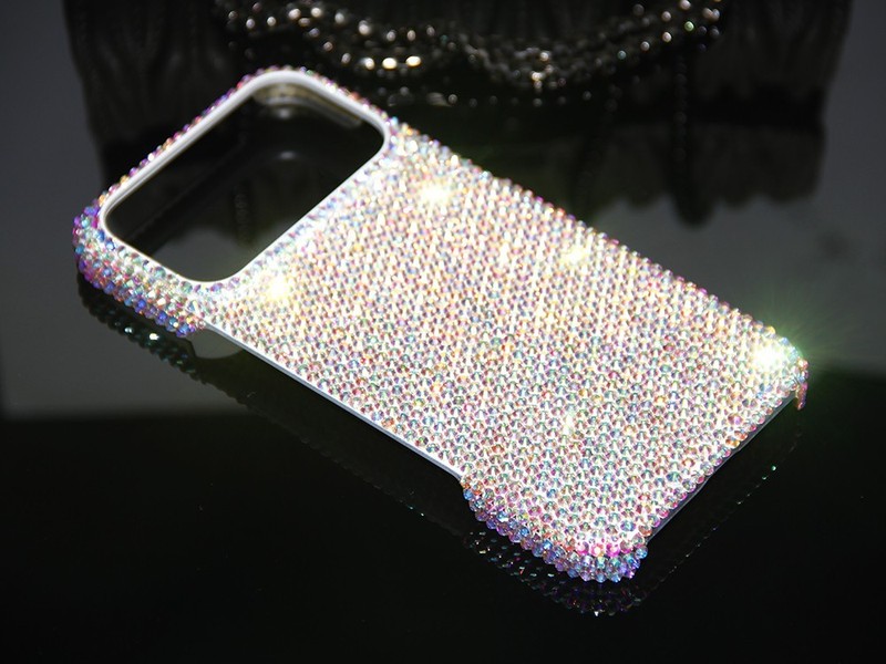 For iPhone 17 Pro Max 16 15 14 13 12 Diamond Case Cover WITH SWAROVSK ELEMENTS gallery
