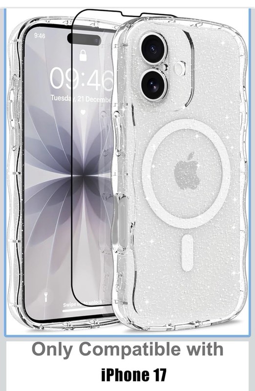 MOWIME Magnetic Case for iPhone 17[Compatible with Magsafe] [1 Screen Protector]