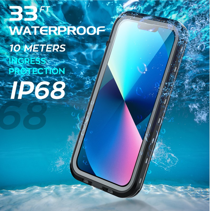 For Apple iPhone 13 | Pro | Pro Max | Mini Waterproof Case with Screen Protector gallery
