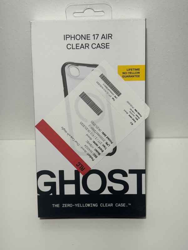***Customer Returns*** DBRAND GHOST CASE Clear Zero Yellowing IPHONE 17 AIR