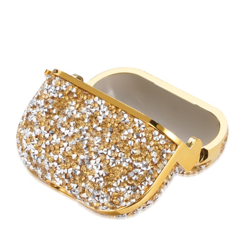 Apple AirPods 3rd Gen Charging Protective Case Glitter Sparkling Stone Keychain