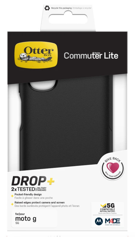 OTTERBOX Commuter Lite Series Case for Motorola moto g 5G-Black gallery