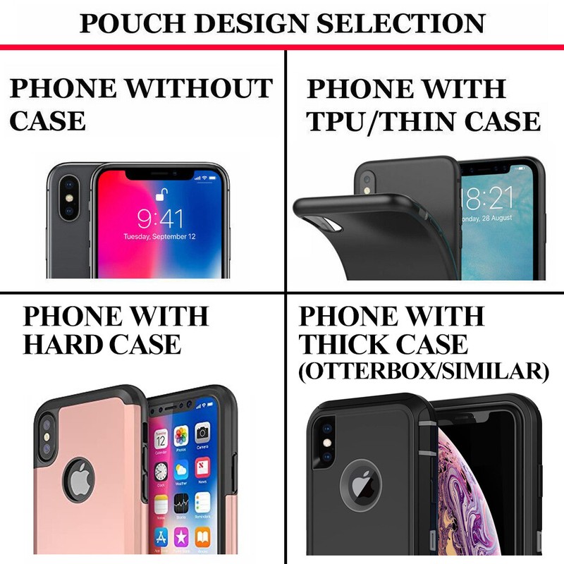 For iPhone 12 / iPhone 12 Pro / 12 Pro Max Leather Case Belt Clip Holster Pouch gallery