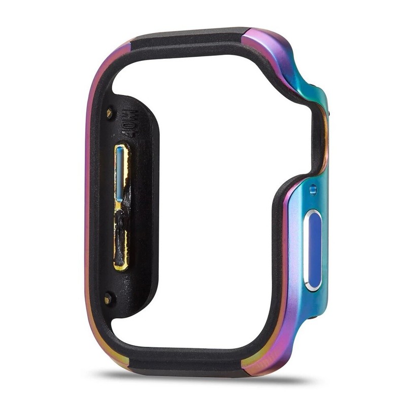 Metal+TPU Bumper Case Frame Cover For Apple Watch Series 9 8 7 6 5 40/44/41/45mm gallery