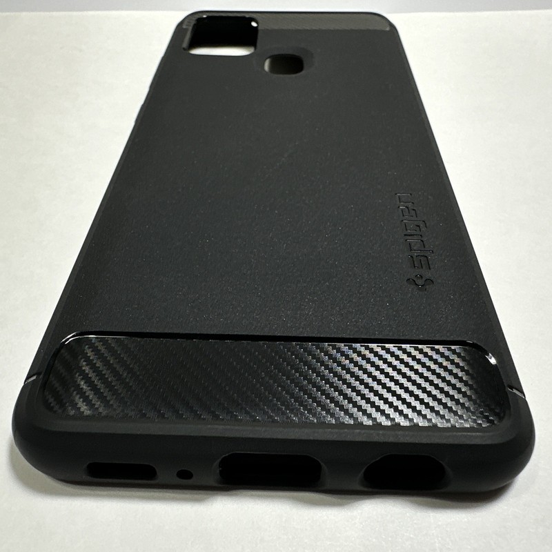 Spigen Rugged Armor Samsung Galaxy A21s Case ACS00974 - Matte Black gallery