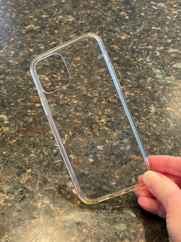 Encased Case For Apple iPhone 12 Pro Clear With Light Pink Edge gallery