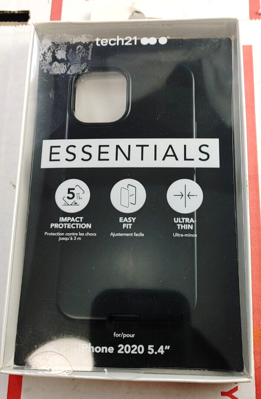 Tech21 Essentials for Apple iPhone 2020 5.4″ Phone Case Black