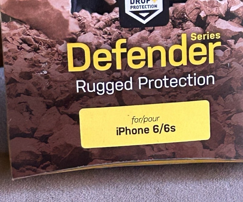 OtterBox Defender Series Rugged Case Drop Protection for iPhone 6/6s Black gallery