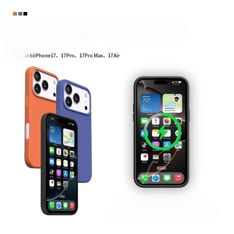 For Magsafe iPhone 17 Pro Max 17 Pro Case Liquid Silicone Logo Cover & Animation gallery