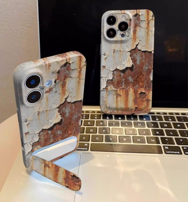Rusty Iron Sheet Phone Case PC Hard Cover For iPhone 17 16 Pro Max OPPO Find X8