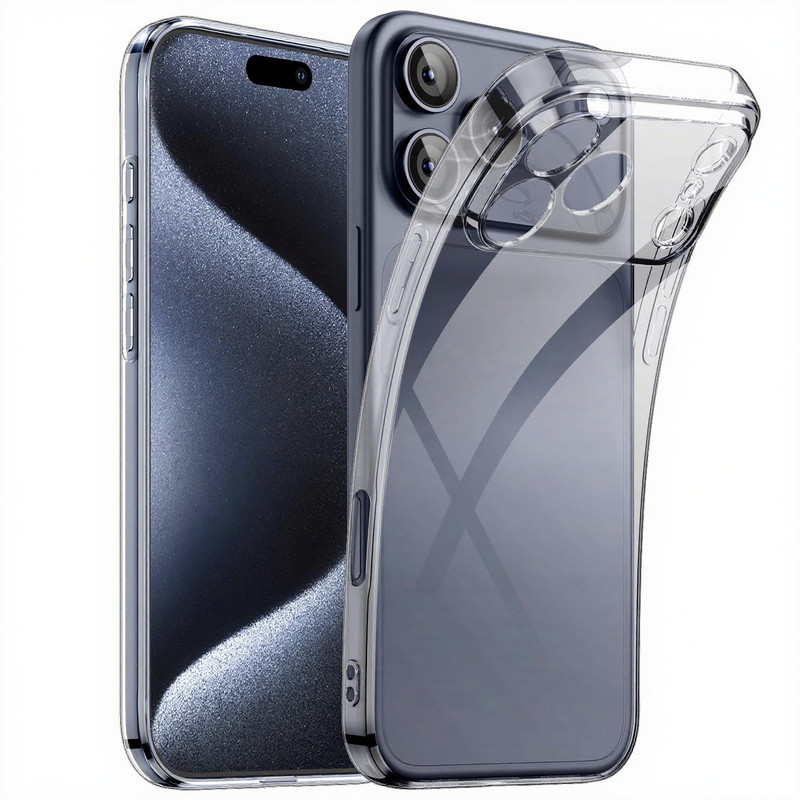 Case For iPhone 17 Pro /17 Pro Max /17 Air Ultra-thin Soft TPU Clear Phone Cover gallery