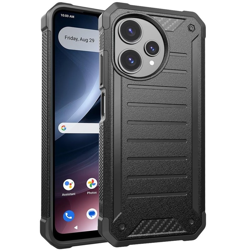 TJS Compatible with Cricket Icon Plus 2026 Case, AT&T Verge 2 5G Black gallery
