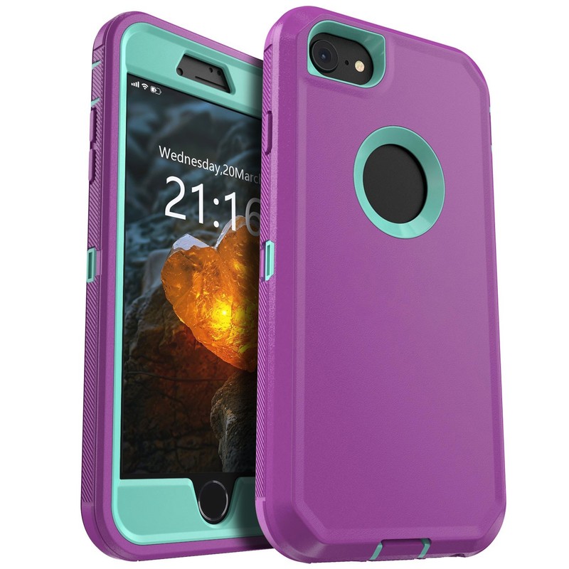 For iPhone 8 7 6 Plus Phone Case Hybrid Hard Heavy Duty Shockproof Rubber Cover gallery