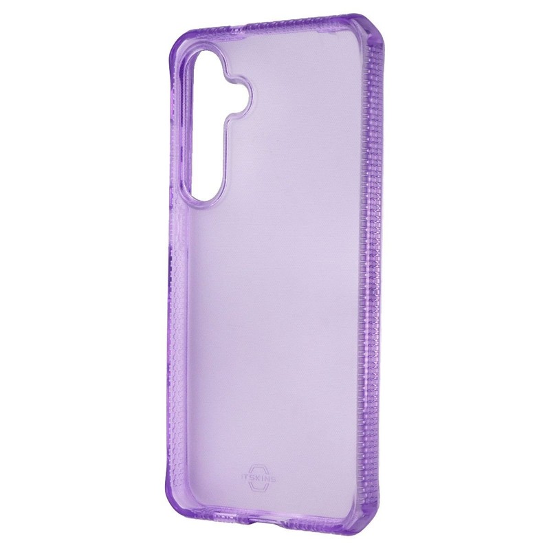 ITSKINS Spectrum_R // Clear Case for Samsung Galaxy S24 Plus – Light Purple