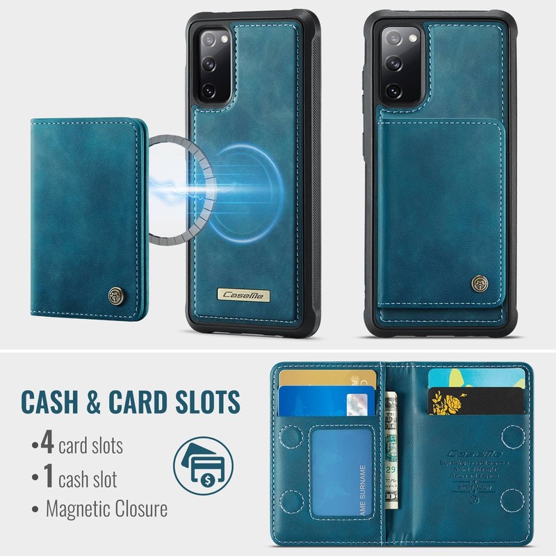 For Samsung Galaxy S25 Edge S24 S23 S22 S21 S20 Wallet Case Magnetic Card Holder gallery