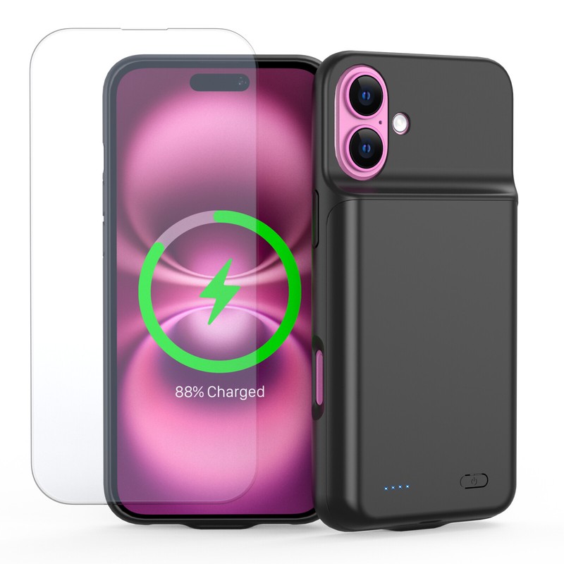 Portable Power Protective Battery Case for iPhone 16 /16 Plus /16 Pro/16 Pro Max