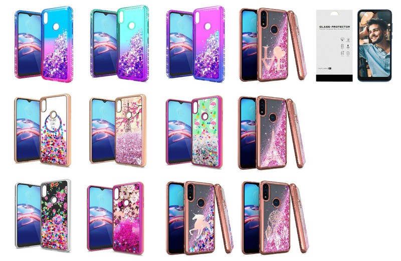 For Motorola Moto E (2020) XT2052DL / Moto E7 XT20522PP Liquid Case Cover + TG