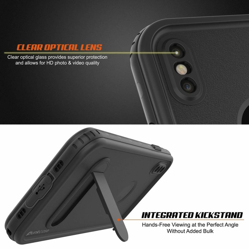 For iPhone Xs Max Waterproof Case Underwater Shockproof Cover Screen Protector gallery